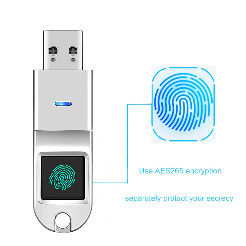 Encryped Finger Print Pen Drive USB Flash Drive 3.0 Memory Stick