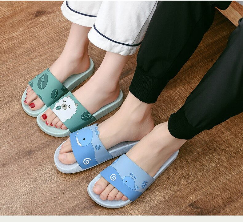 Kawaii Vibrant Cartoon Summer Slippers
