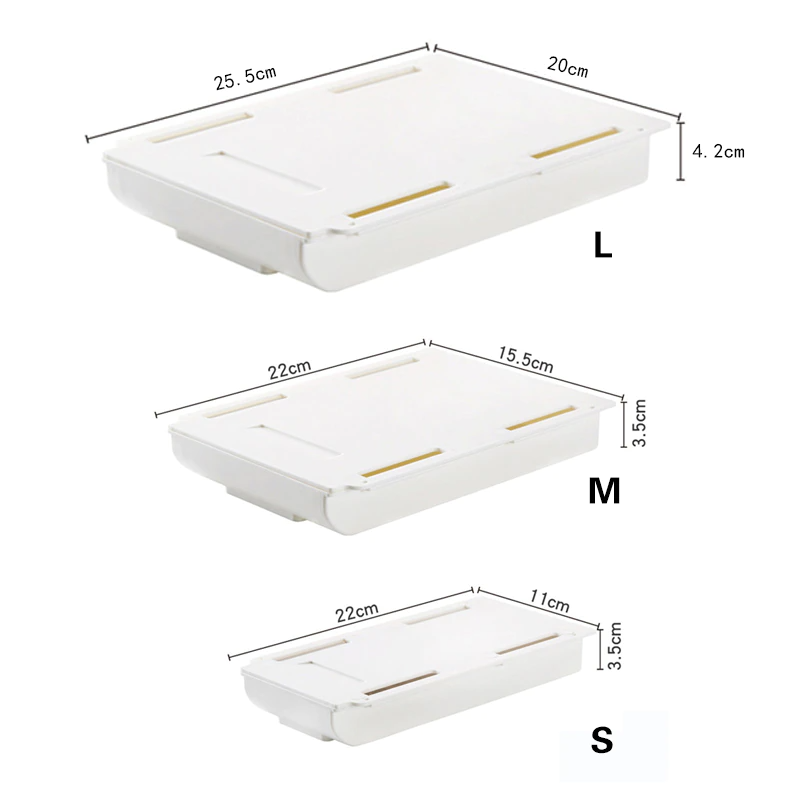 Self-Adhesive Under Desk Drawer