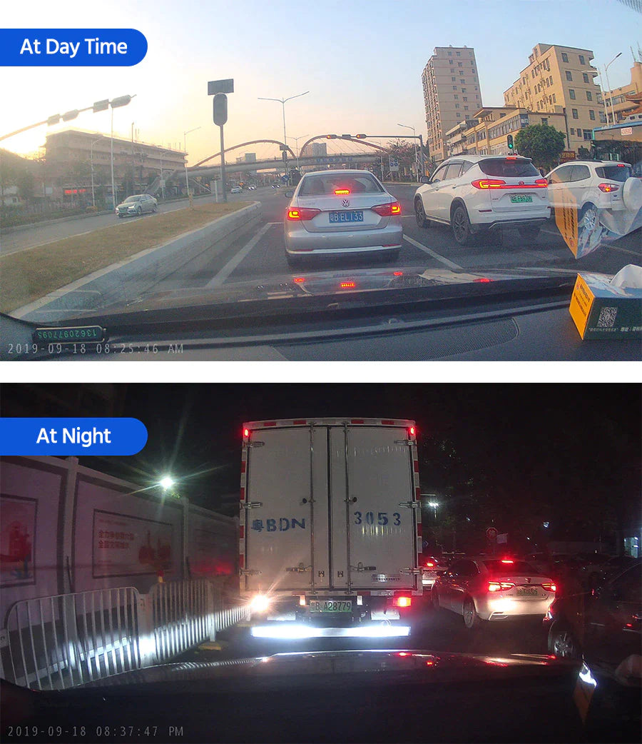 Full HD 1080P Car DashCam DVR Dual Lens