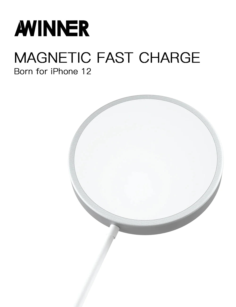 Magnetic Wireless Charger For iPhone 12 Pro Max Magsafe Charger 15W Fast Charging