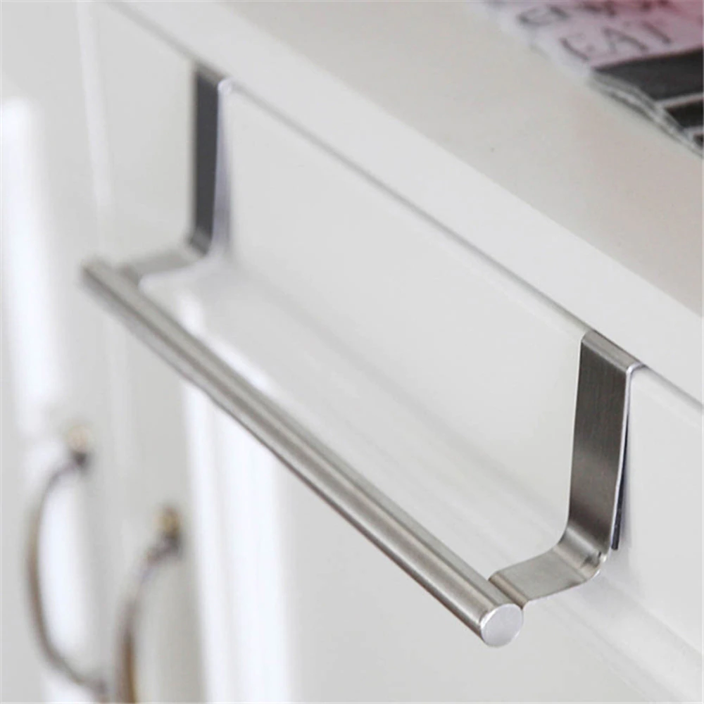 Over-the-Door Multifunctional Stainless Steel Door Back Towel Rack