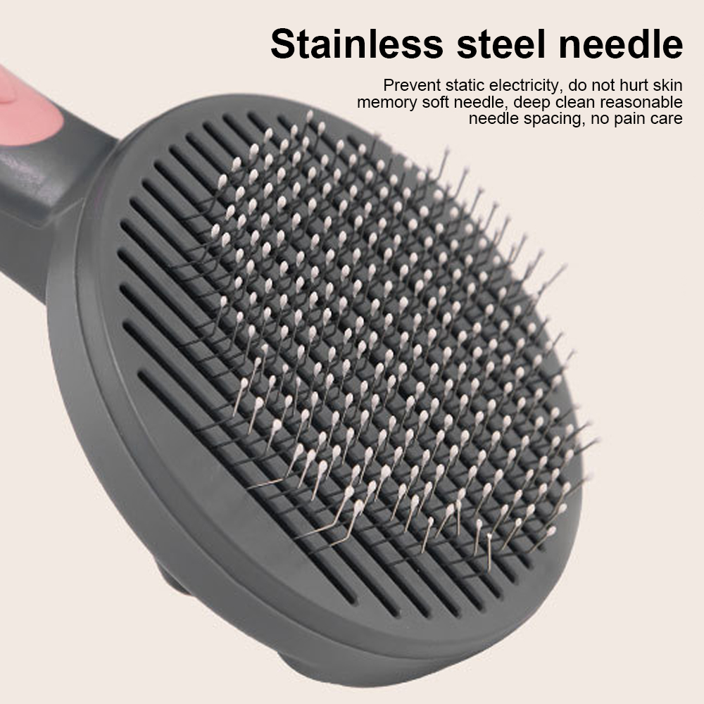 Self-Cleaning Pet Grooming Slicker Brush