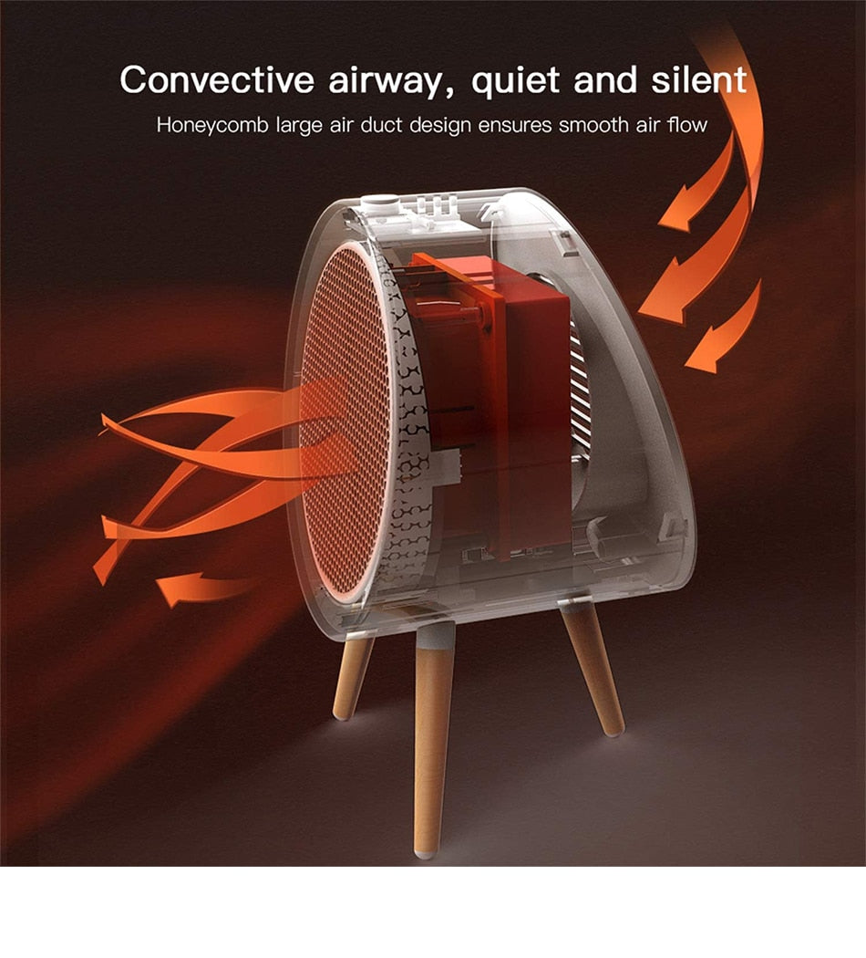 Energy Saving Electric Portable Heater Home And Living Unique Design Fan Heater Room Electric Heater Mini Fast Heating Ceramic Heater With Overheat Protection