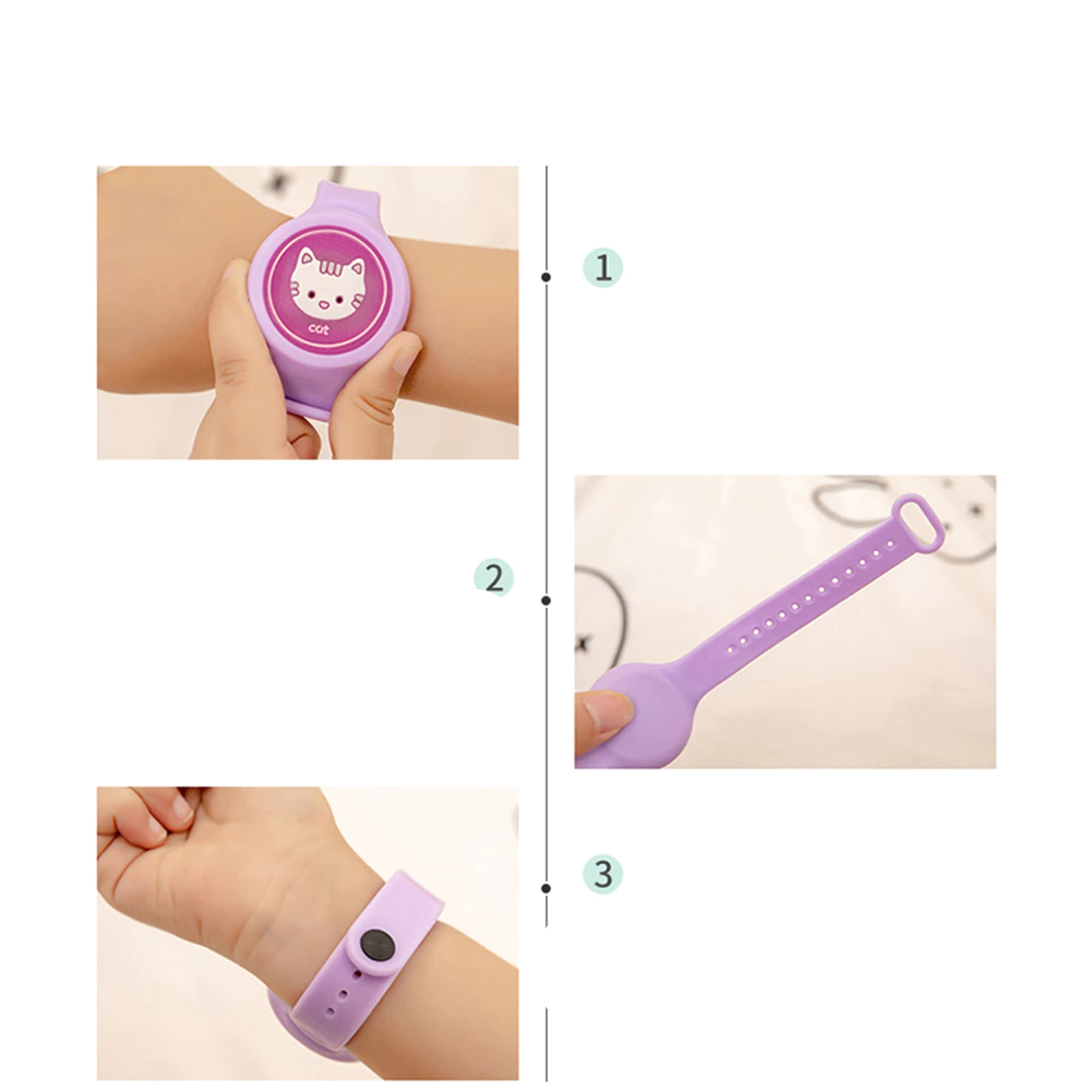 Cartoon Mosquito Repellent Bracelet For Adults and Kids (Pack of 3)