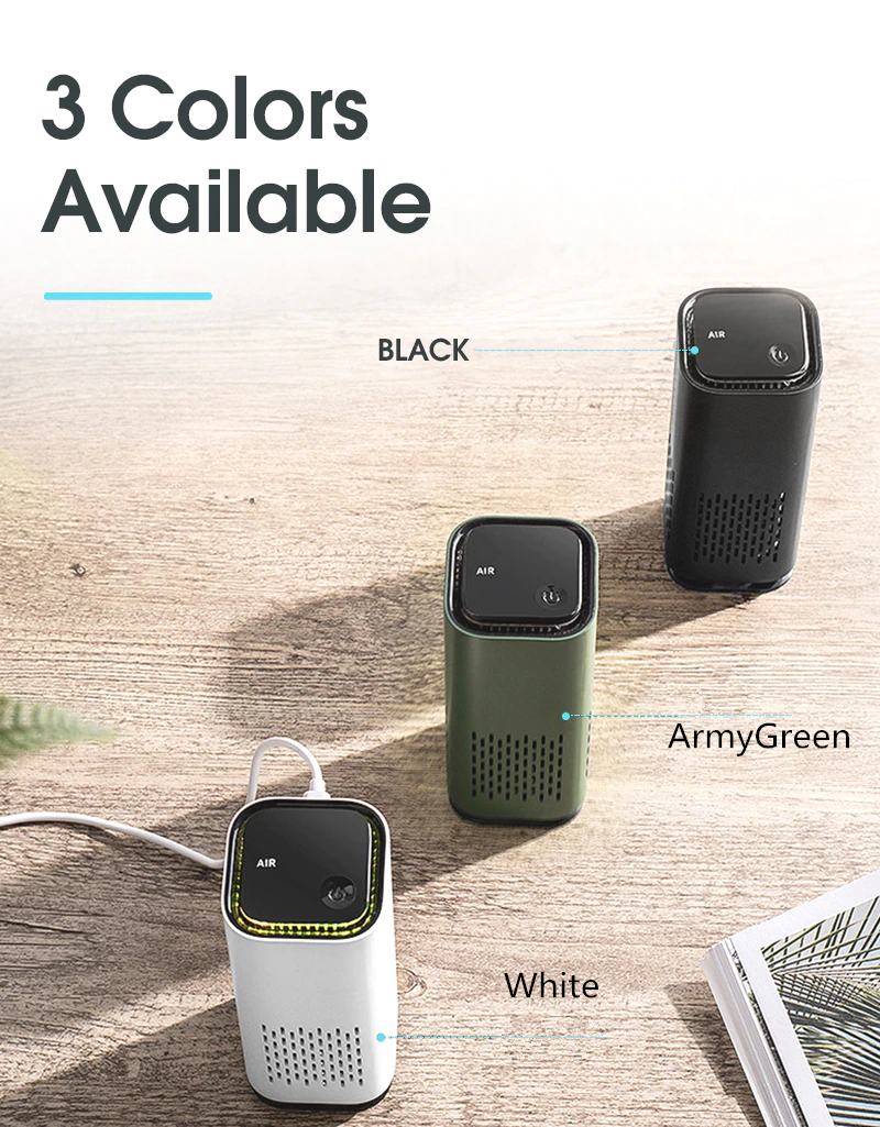 Mini Home and Vehicle Air Cleaner Purifier