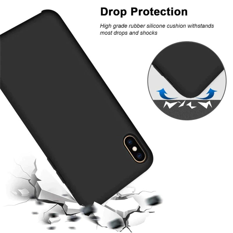 Silicone Case Cover 2020 for All Iphones MODEL with LOGO