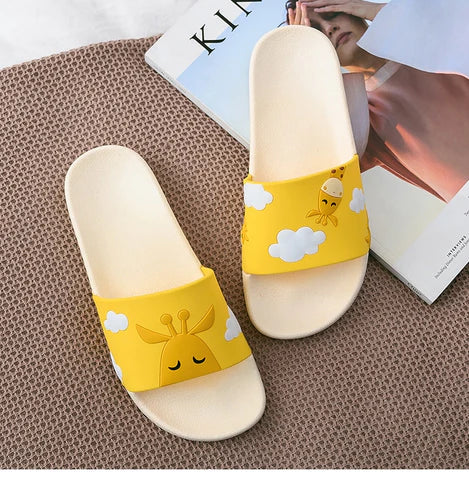 Kawaii Vibrant Cartoon Summer Slippers