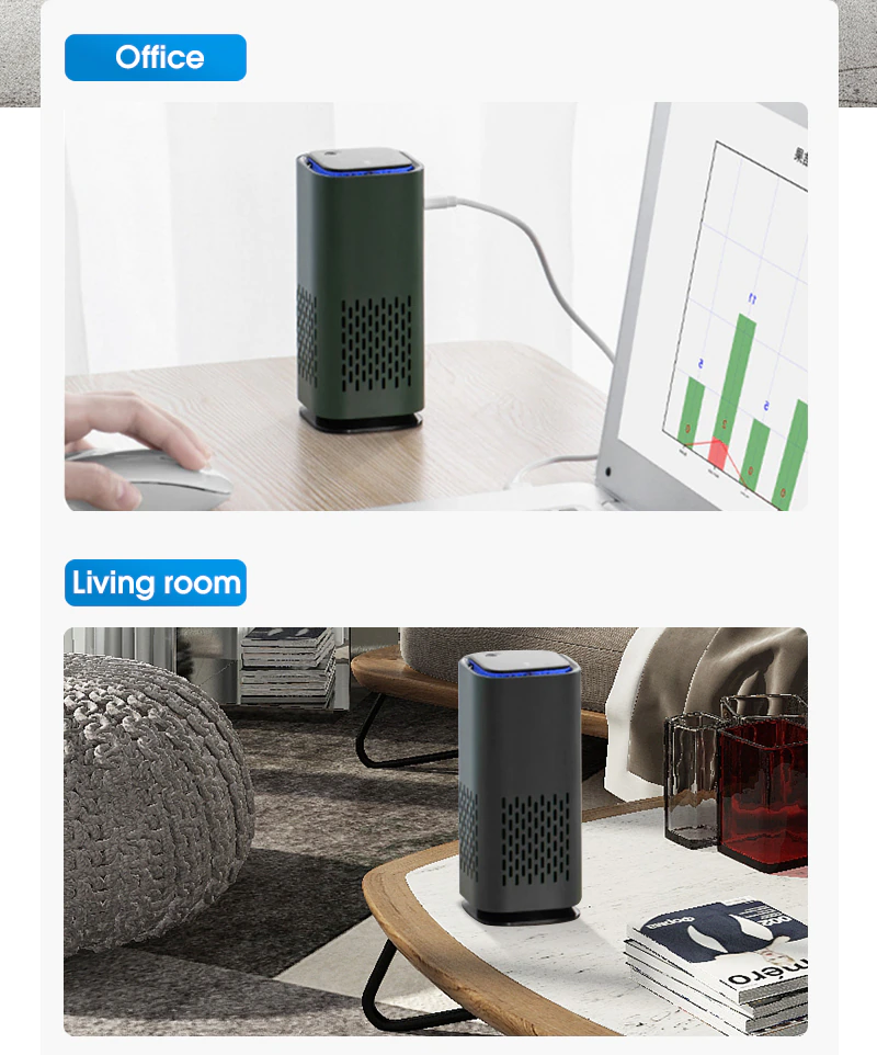 Mini Home and Vehicle Air Cleaner Purifier