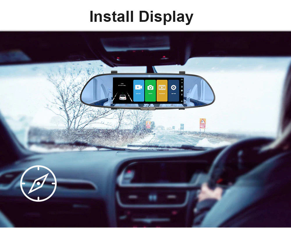 Full HD 1080P Car DashCam DVR Dual Lens