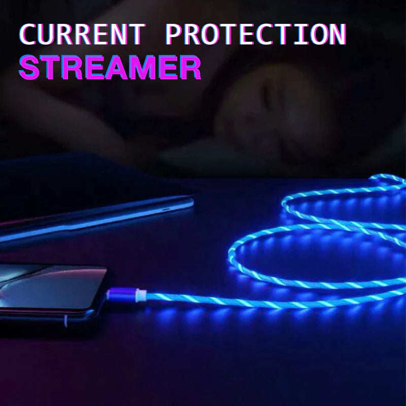 Glowing Cable Mobile Phone Fast Charging Cables for all Types of Smartphone