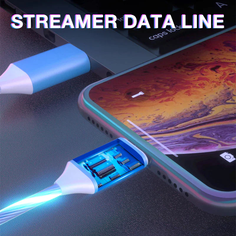 Glowing Cable Mobile Phone Fast Charging Cables for all Types of Smartphone