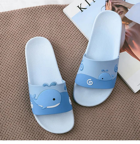 Kawaii Vibrant Cartoon Summer Slippers