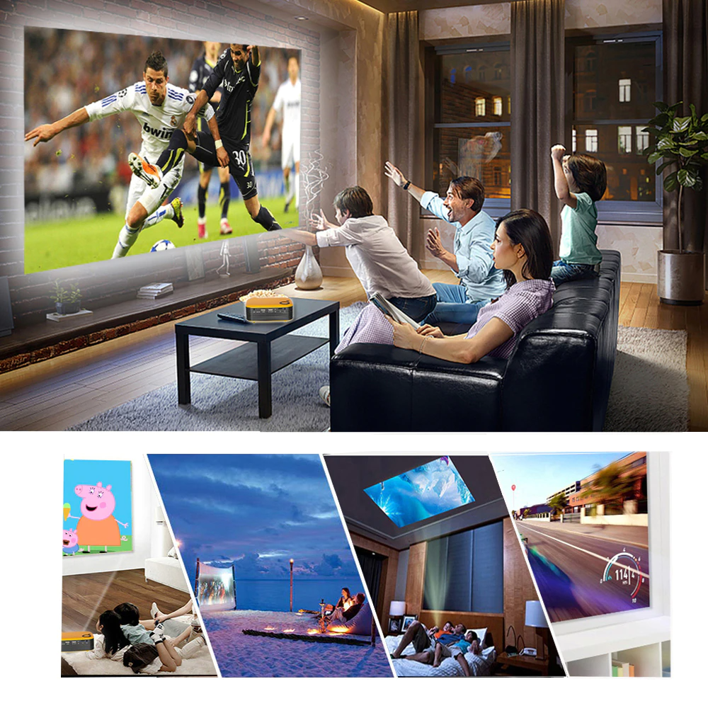 Mini Portable Home Theater Video Projector