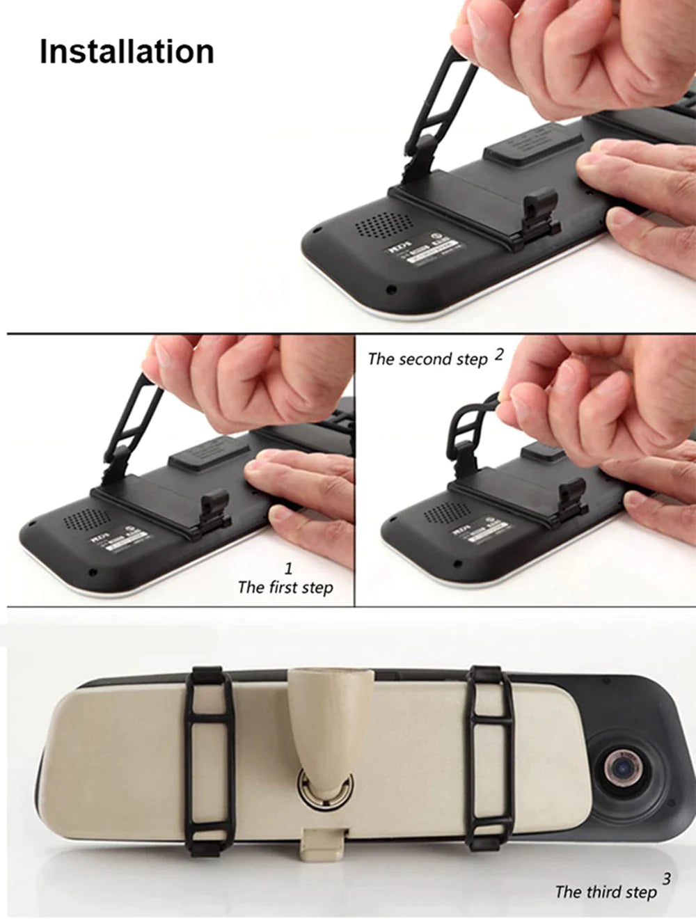 Full HD 1080P Car DashCam DVR Dual Lens