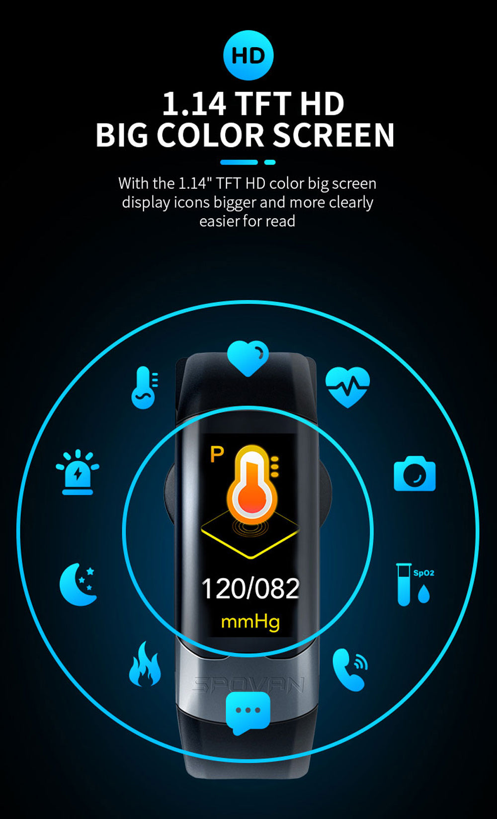 ECG PPG Smart Bracelet HRV Heart Rate Blood Pressure Monitor Smart Band Men IP67 Waterproof SportBands