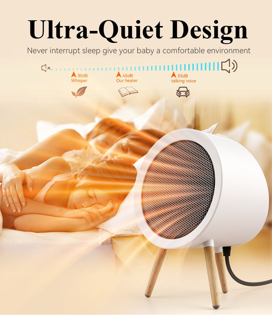 Energy Saving Electric Portable Heater Home And Living Unique Design Fan Heater Room Electric Heater Mini Fast Heating Ceramic Heater With Overheat Protection