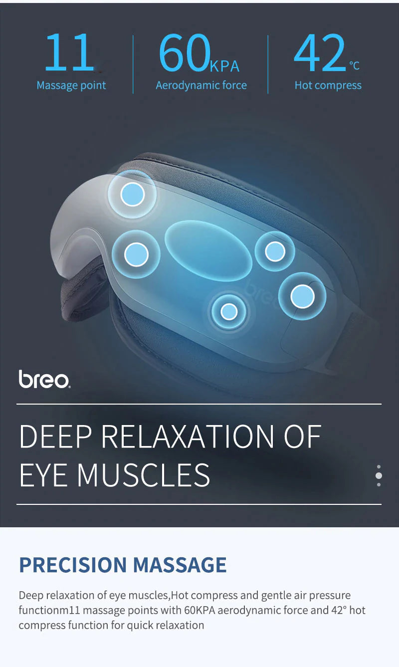 Hot Air Compression Electric Eye Massager