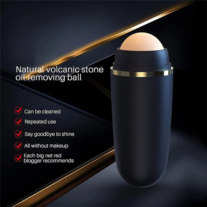 Oil Absorbing Facial Pore Cleaning Roller Facial Treatment Healthy Skin Volcanic Oil Absorbing Roller Skincare Best Oil Absorbing Roller
