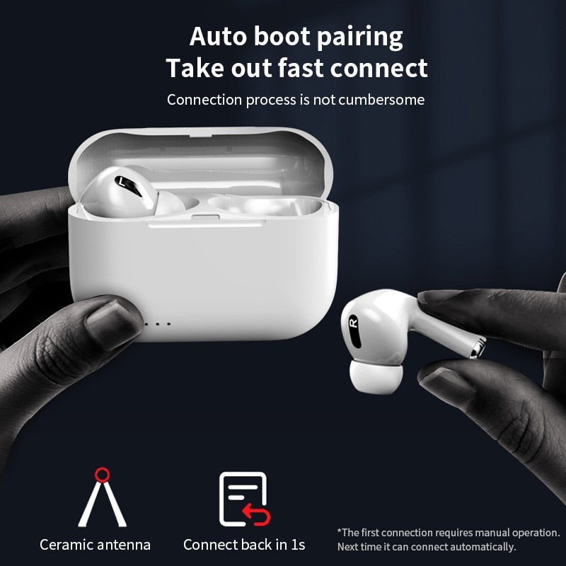 Bluetooth In-Earbuds with Portable Wireless Charging Case Headset Earphone Earbuds TWS Wireless Earbuds Earphones