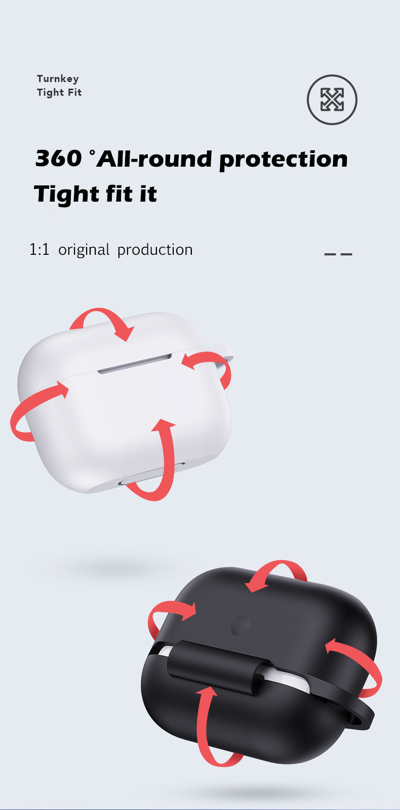 Case Design With Hook For AirPods Pro