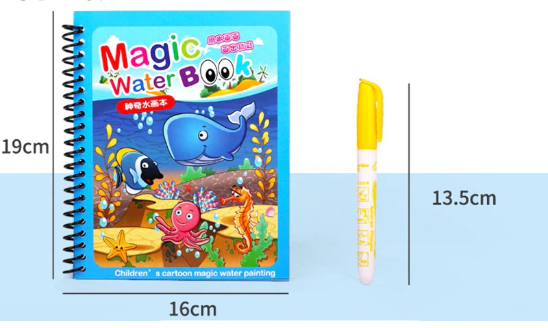 Magical Water Coloring Book