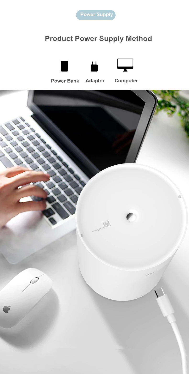 Bear LED Ultrasonic USB Air Humidifier