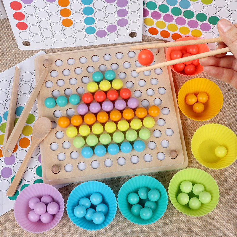 Kids Wooden Training Board for Early Child Development
