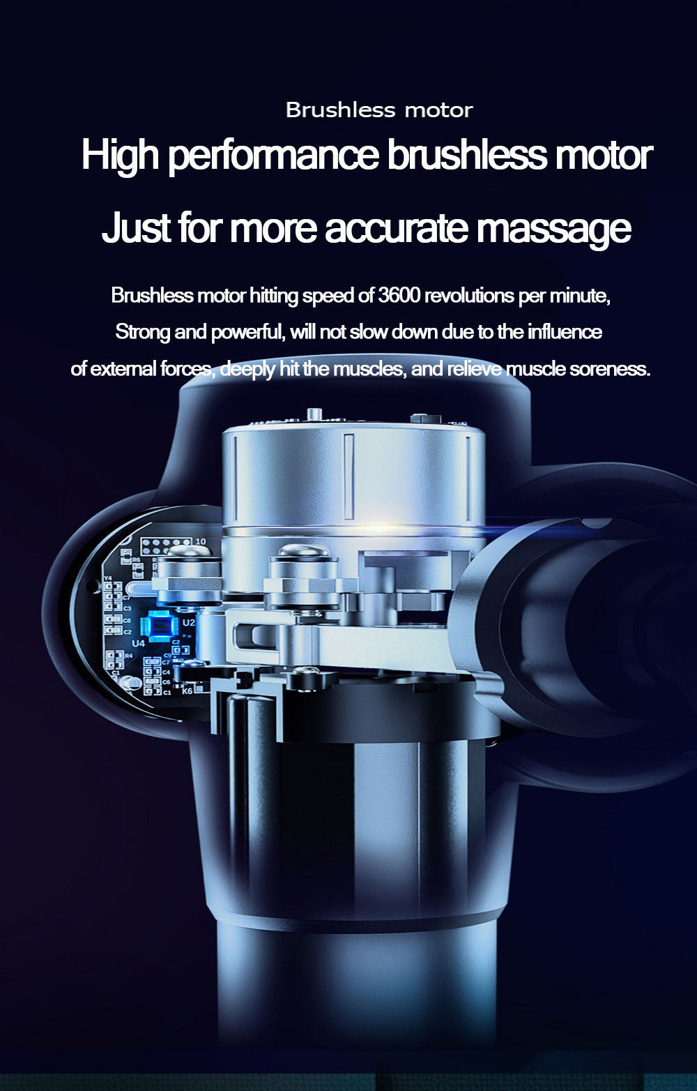 6 Head Massager With Touch Display