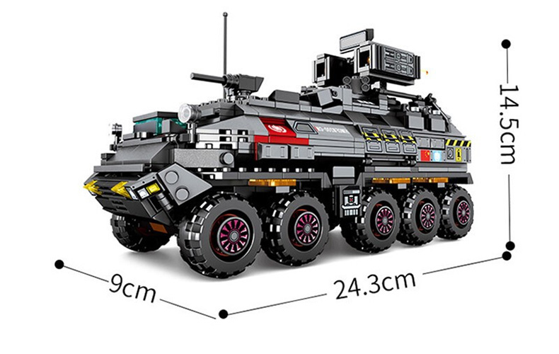 Military Tank Model Building Blocks