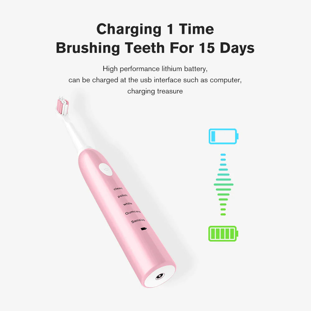 Rechargeable Smart Electric Toothbrush