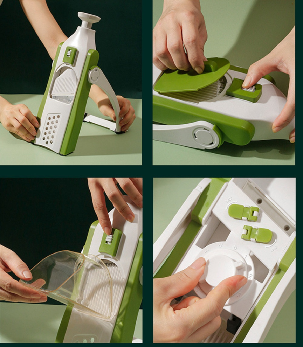 Vegetable Slicer With Adjustable Thickness - Fruit and Vegetable Chopper