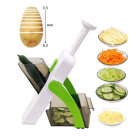 Vegetable Slicer With Adjustable Thickness - Fruit and Vegetable Chopper