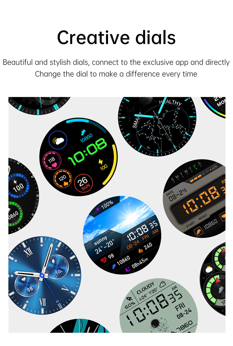 Smart Watch Amoled Display Bluetooth Call
