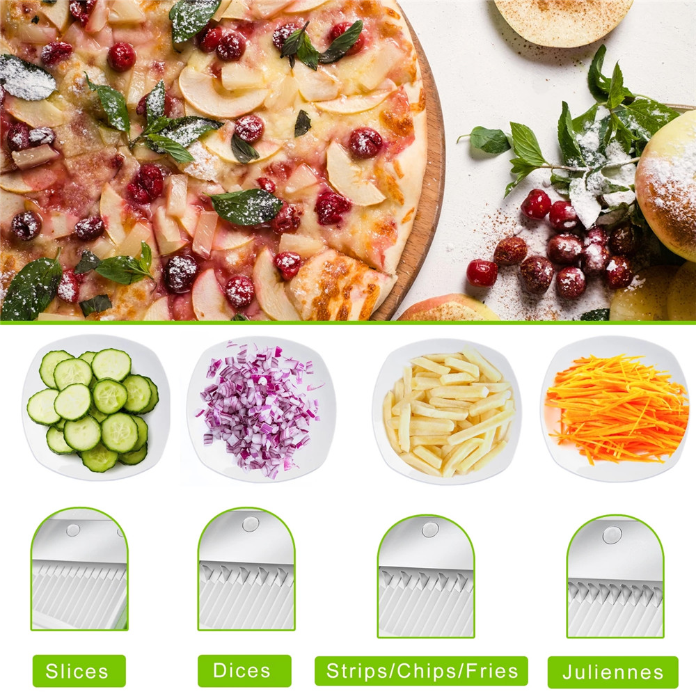 Multifunctional Vegetable Slicer with Adjustable Thickness