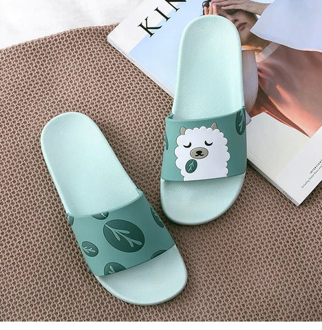Kawaii Vibrant Cartoon Summer Slippers