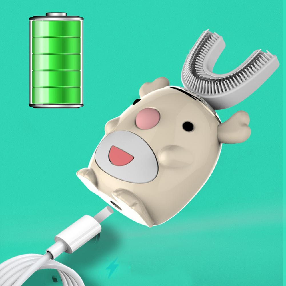 Ultrasonic U-Shaped Toothbrush  For Kids