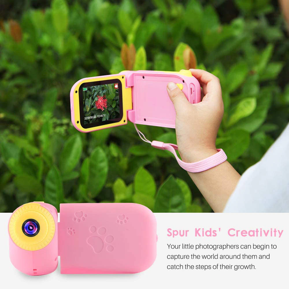 Rechargeable Action Camcorder for Kids With 32Gb SD Card
