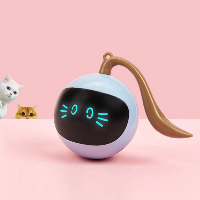 Smart Interactive Pet LED Self Rotating Ball