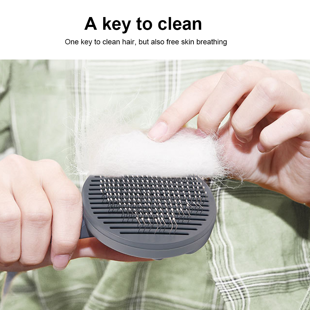 Self-Cleaning Pet Grooming Slicker Brush