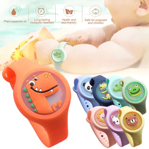 Cartoon Mosquito Repellent Bracelet For Adults and Kids (Pack of 3)