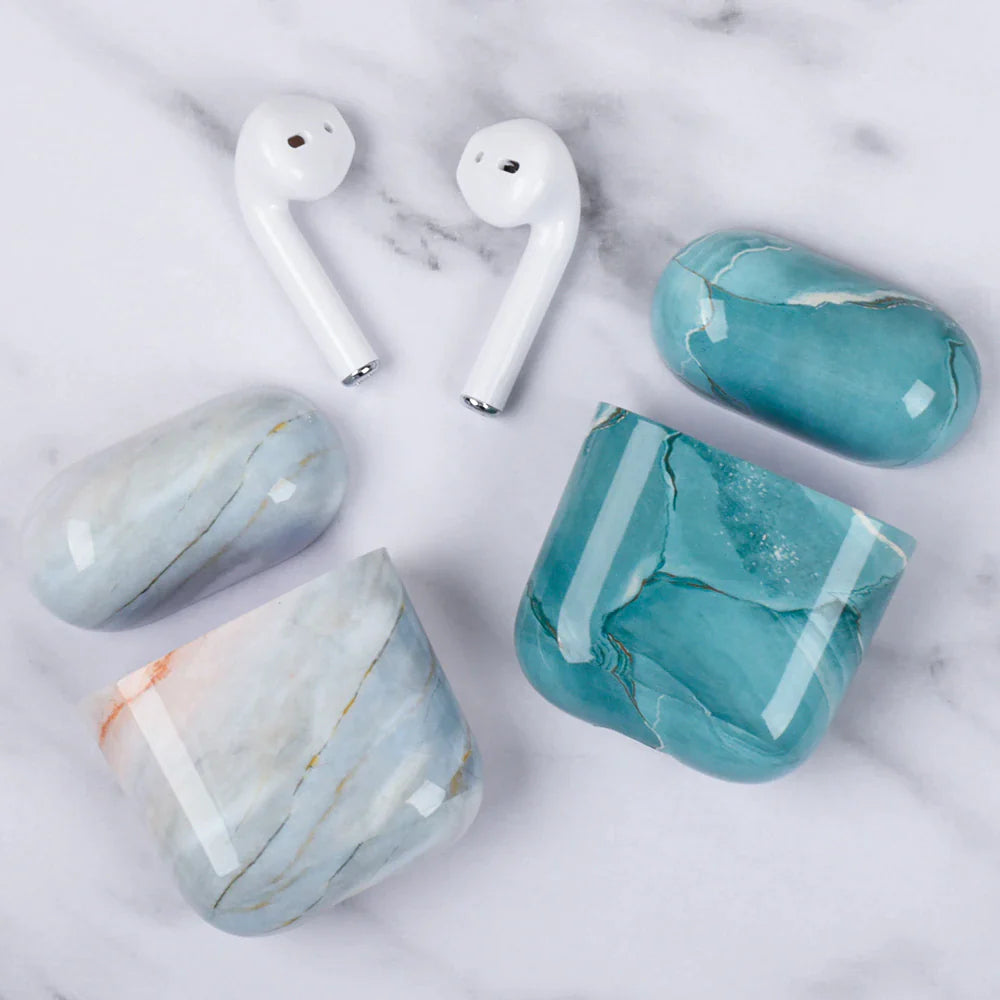 Marble Shell Case For AirPods