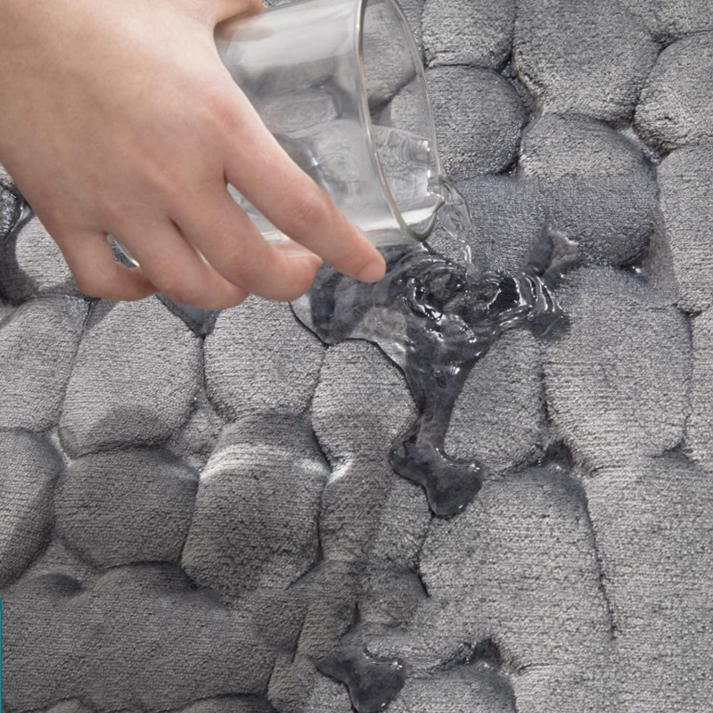 Water Absorbent & Non-Slip Bathroom Floor Mat