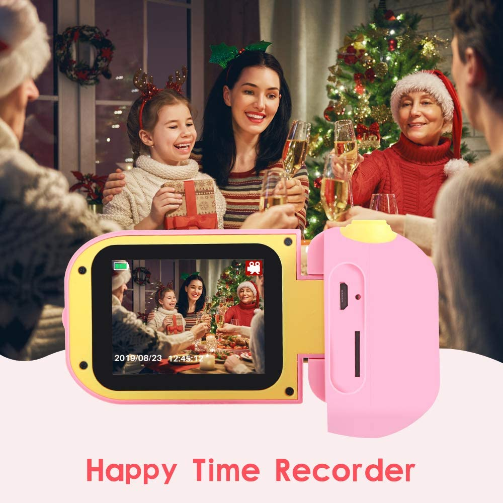 Rechargeable Action Camcorder for Kids With 32Gb SD Card