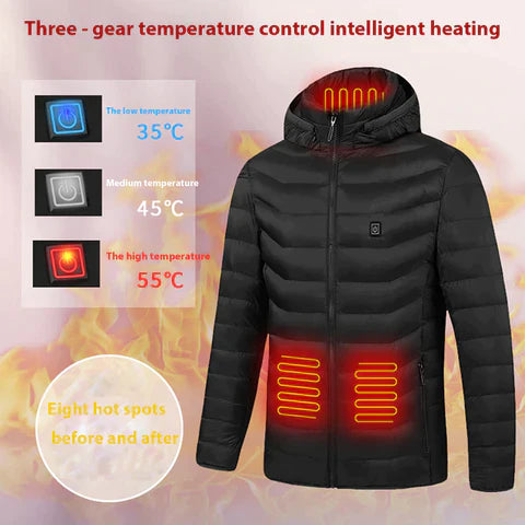 Winter Warm USB Heating Jacket With Smart Thermostat