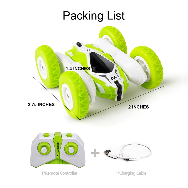 360 Degree Flip Remote Control Stunt Drift RC Car