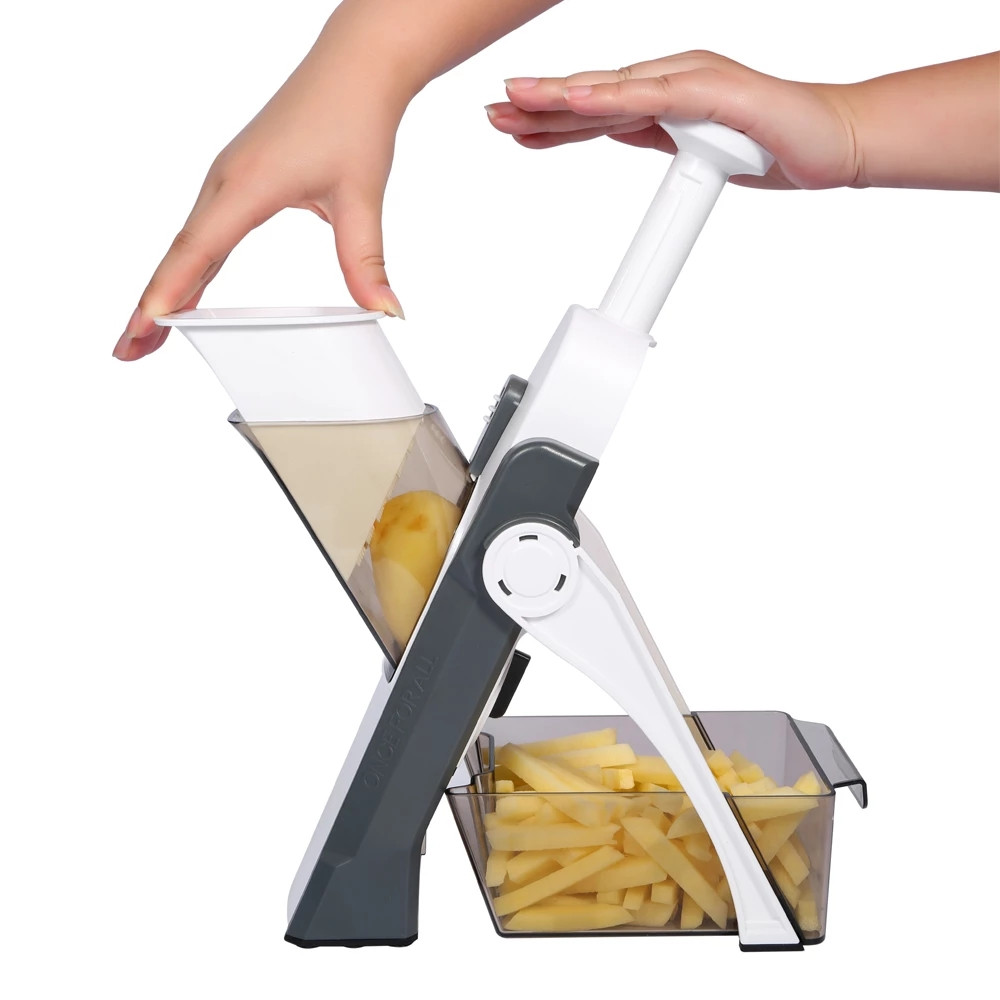Vegetable Slicer With Adjustable Thickness - Fruit and Vegetable Chopper