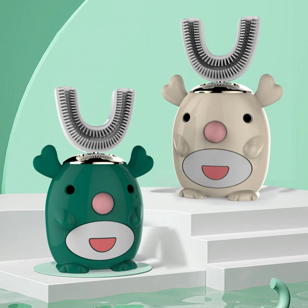 Ultrasonic U-Shaped Toothbrush  For Kids