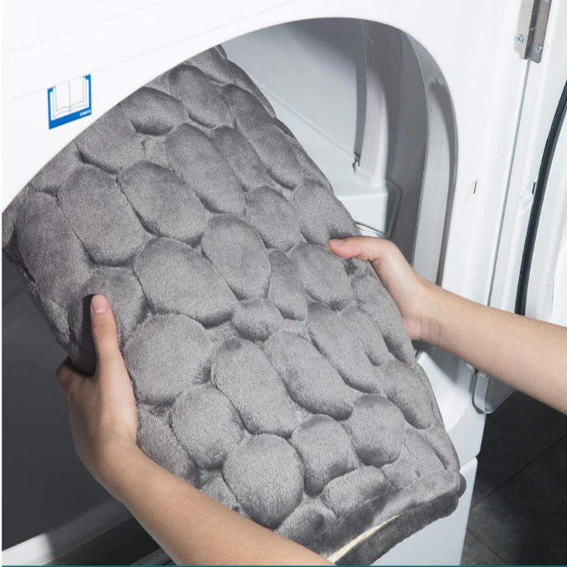 Water Absorbent & Non-Slip Bathroom Floor Mat