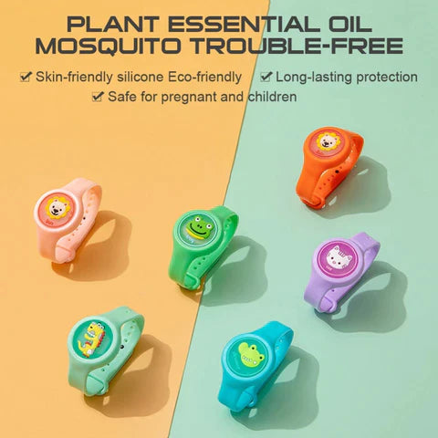 Cartoon Mosquito Repellent Bracelet For Adults and Kids (Pack of 3)